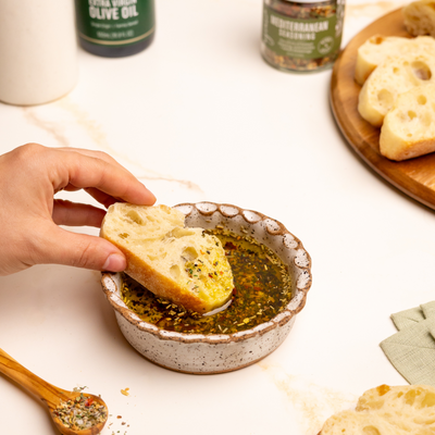 olive oil bread dipping 