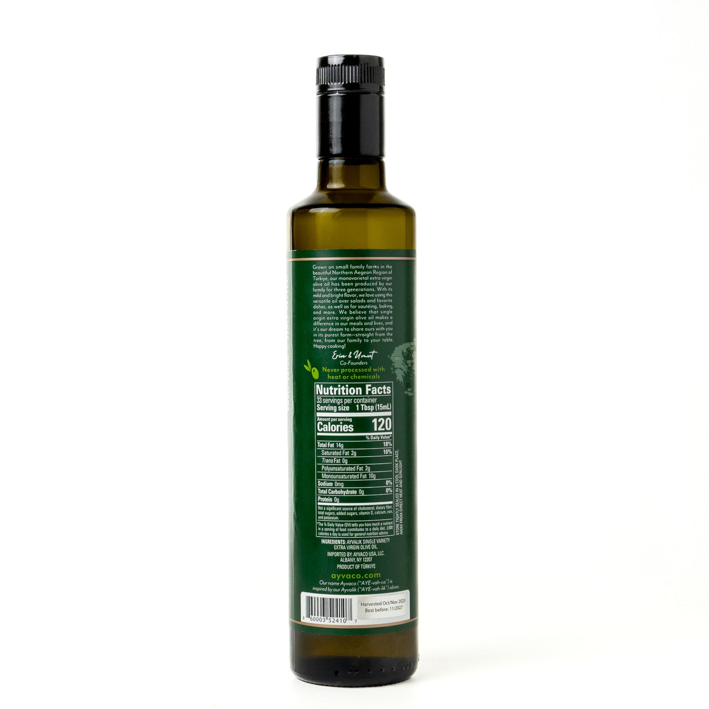 Ayvaco Extra Virgin Olive Oil - 500ml