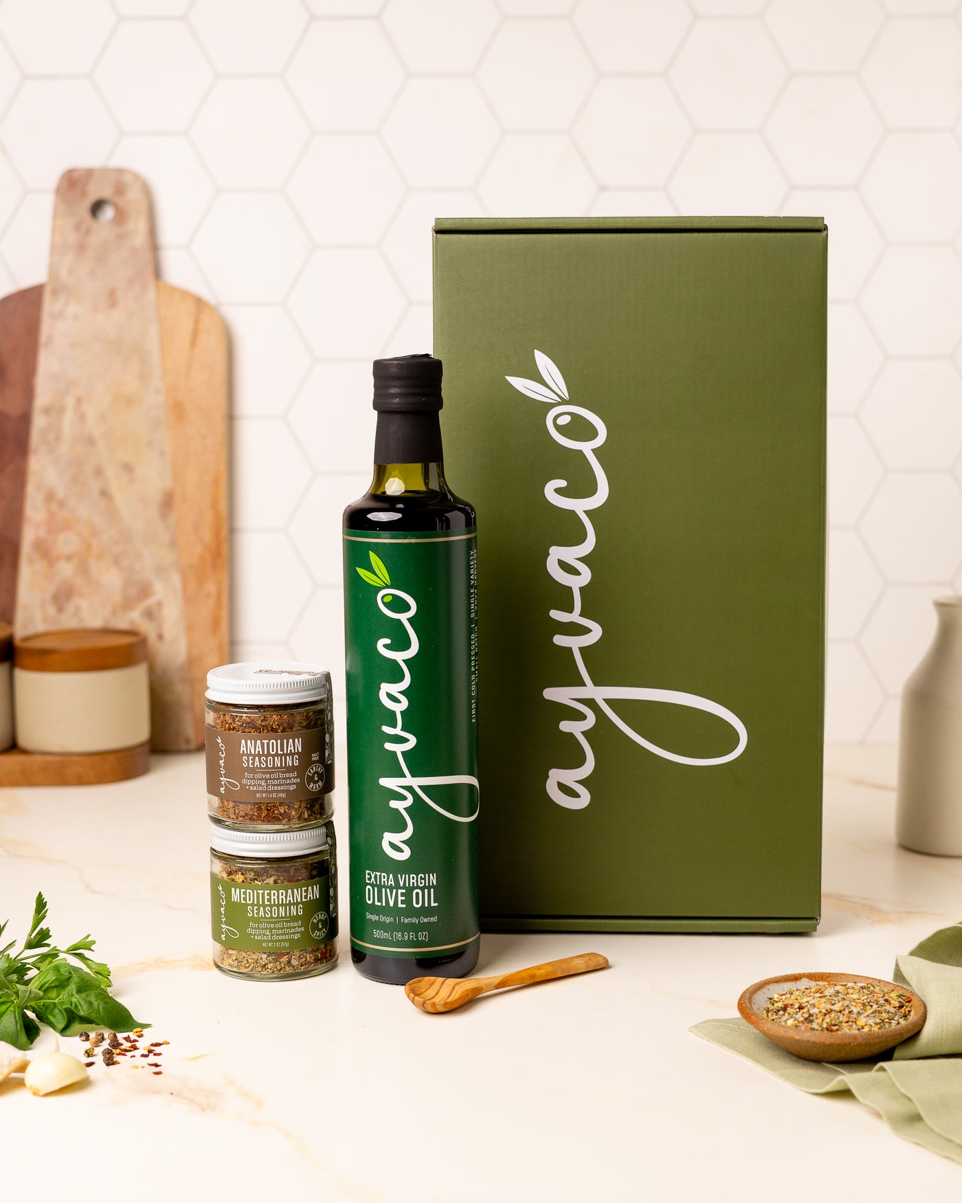 olive oil bread dipping gift set