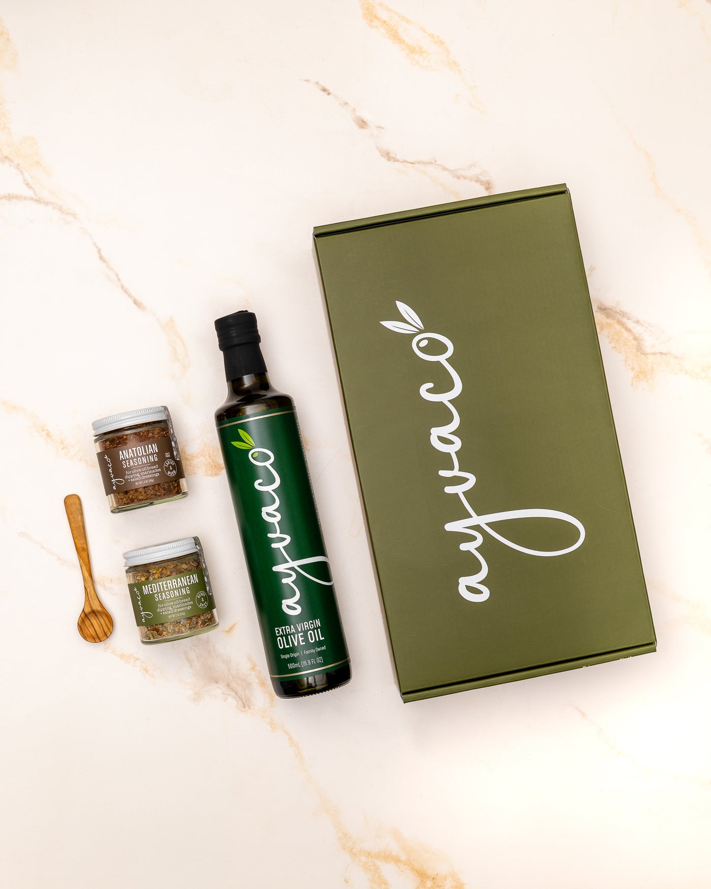 olive oil and seasoning gift set